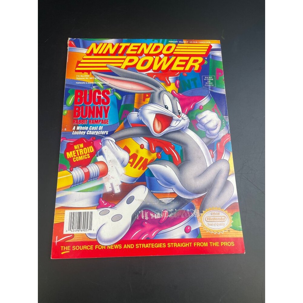 Nintendo Power Magazine 94 Vol#57 Bugs Bunny Rabbit Rampage Complete! SKU 2994